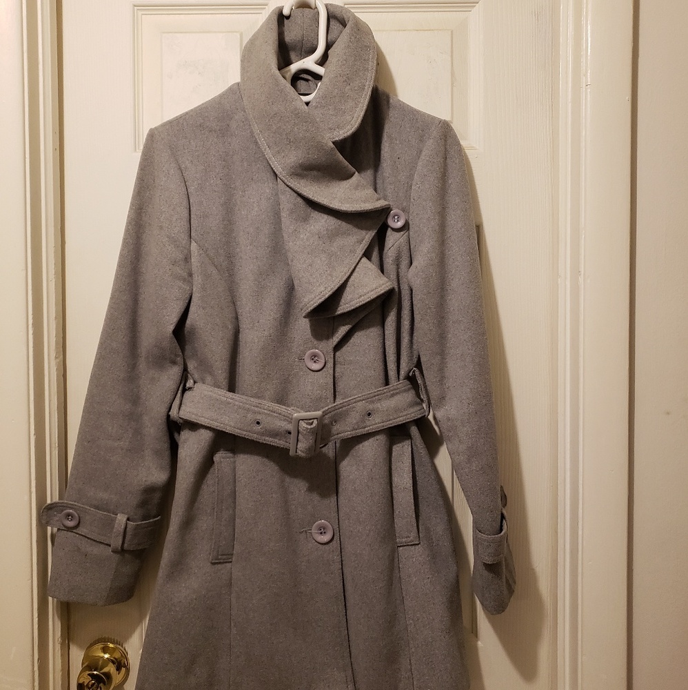 Gray Beauty Pea Coat
